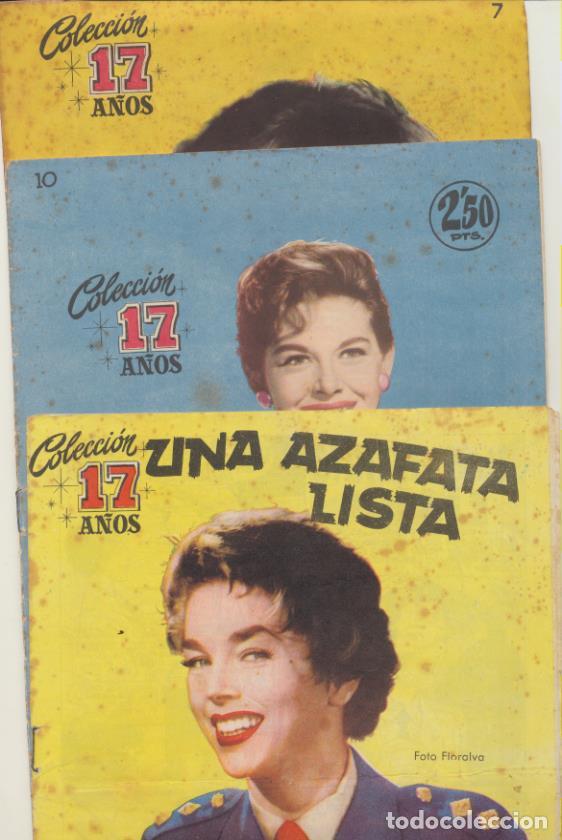 BDs: Colecci&oacute;n 17 A&ntilde;os n&ordm; 7, 10 y 18. Marco 1958