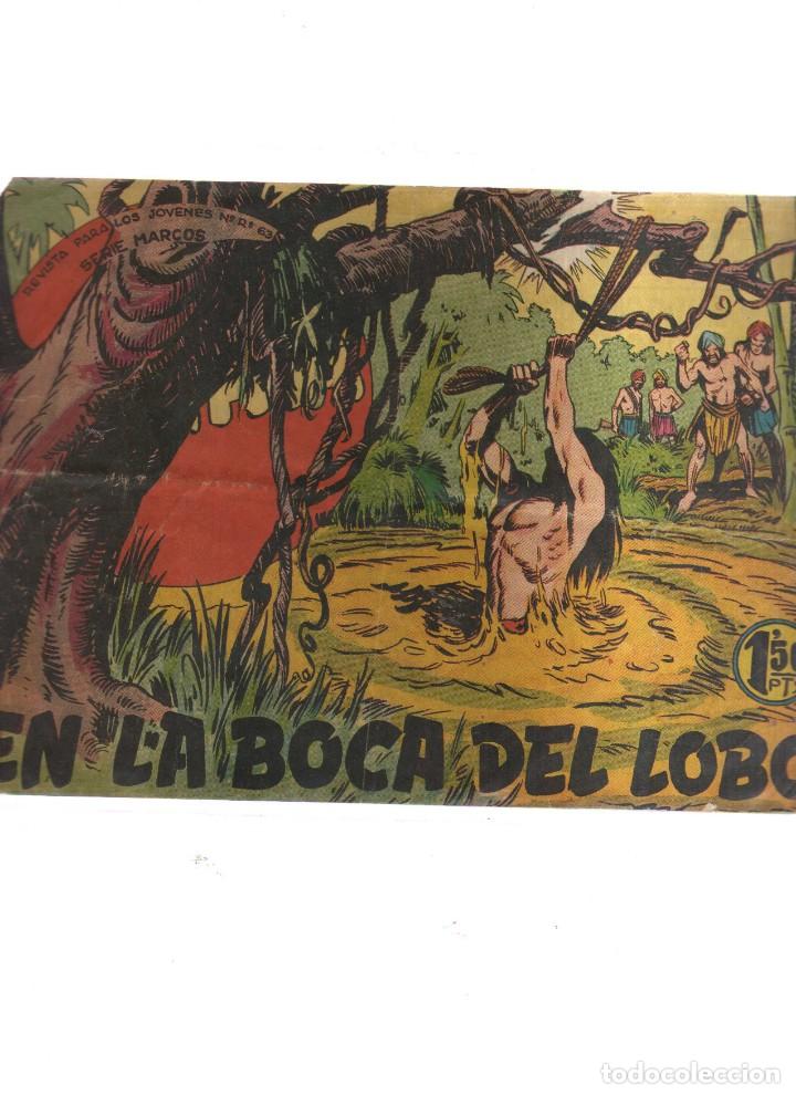 Tebeos: SERIE MARCOS EN LA BOCA DEL LOBO - Foto 1