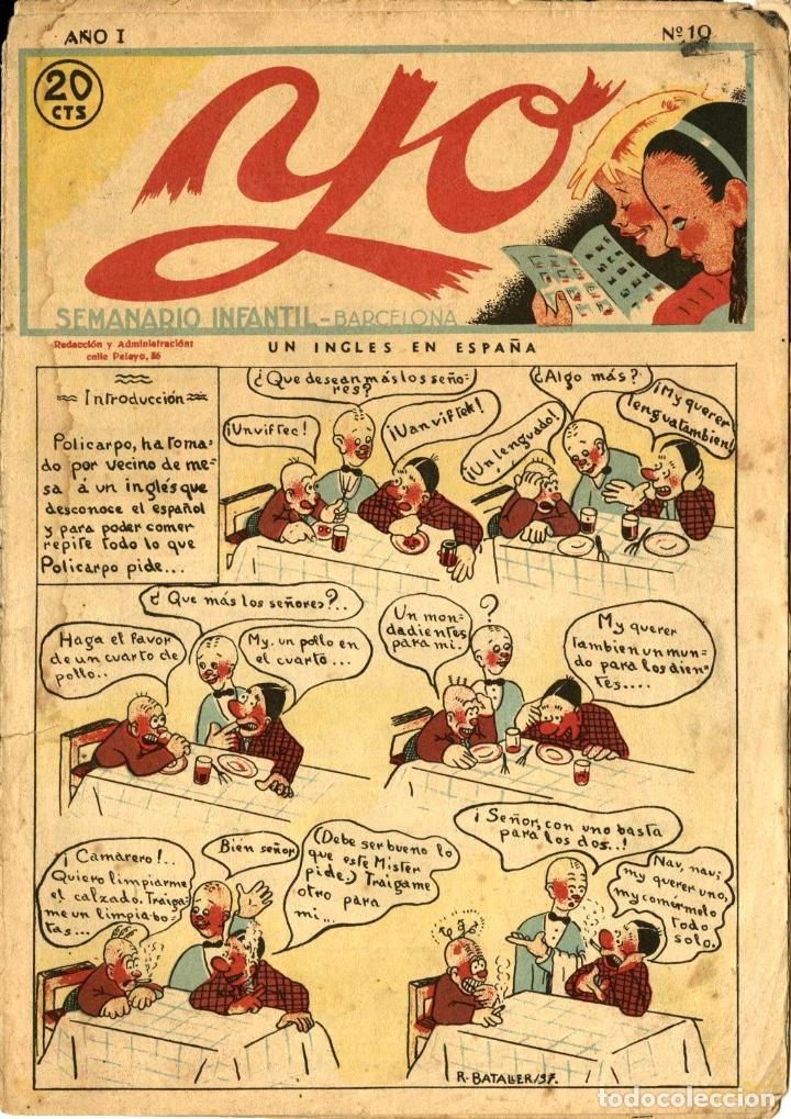 Tebeos: YO-10 (ESTELLER Y SANGES, 1937) - Foto 1