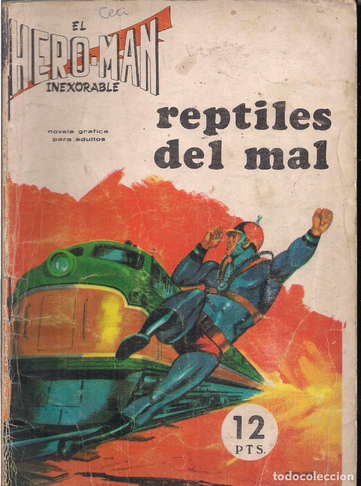 Tebeos: HERO-MAN EL INEXORABLE: REPTILES DEL MAL - Foto 1