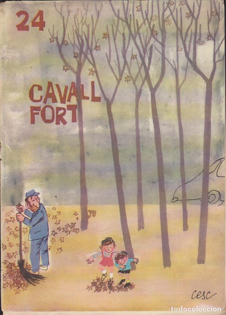 Tebeos: COMIC COLECCION CAVALL FORT N&ordm; 24 PORTADA DE CESC - Foto 1