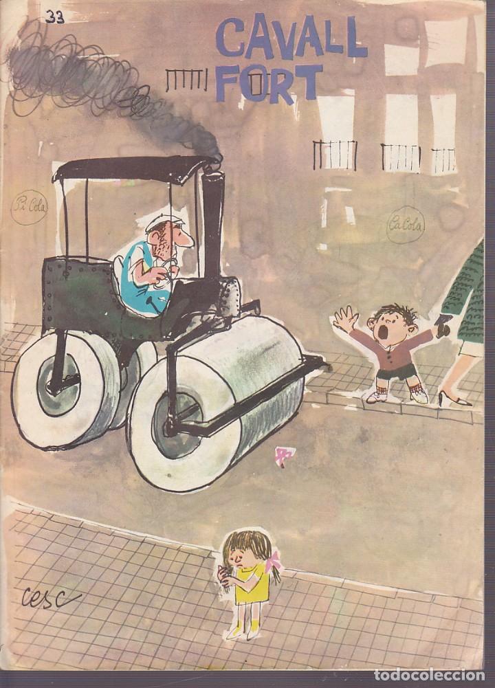 Tebeos: COMIC COLECCION CAVALL FORT N&ordm; 33 PORTADA DE CESC - Foto 1