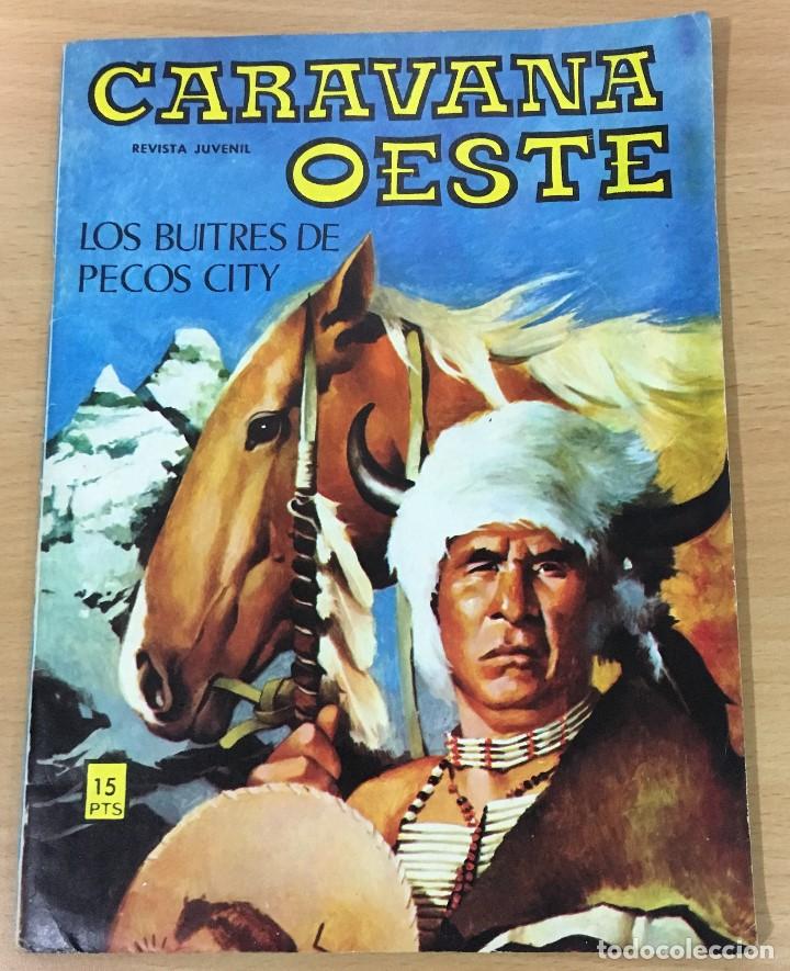 Tebeos: C&Oacute;MIC PULP - SERIE CARAVANA DEL OESTE - LOS BUITRES DE PECOS CITY. EDITORIAL VILMAR (1973)