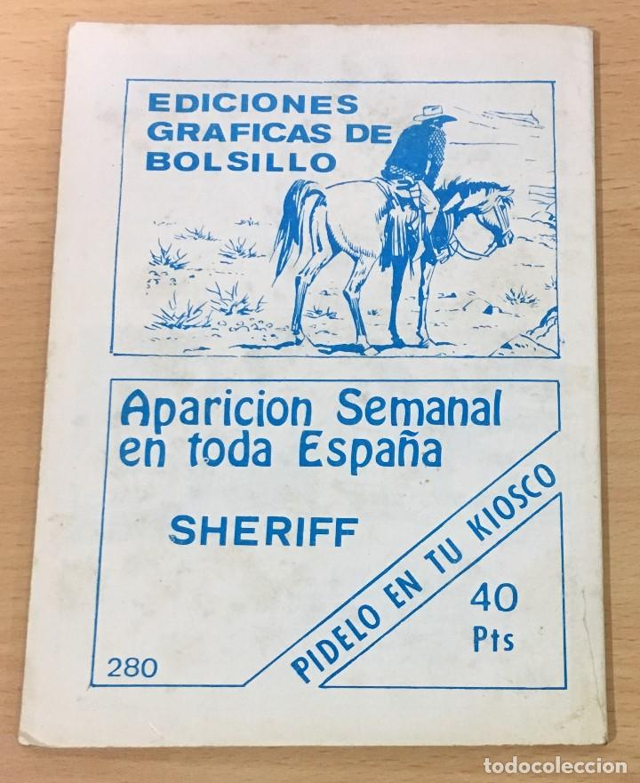 Tebeos: C&Oacute;MIC PULP OESTE - COLECCI&Oacute;N SHERIFF - AVE DE MAL AG&Uuml;ERO. EDITORIAL VILMAR (1985) - Foto 3