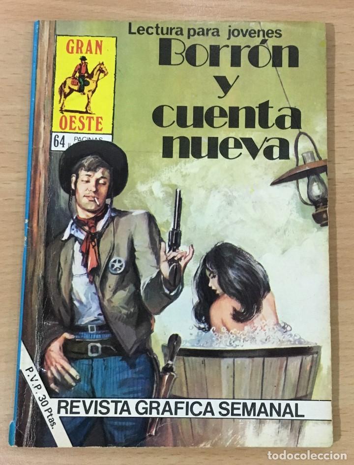 Tebeos: C&Oacute;MIC PULP - SERIE GRAN OESTE - BORR&Oacute;N Y CUENTA NUEVA. PRODUCCIONES EDITORIALES (1981)
