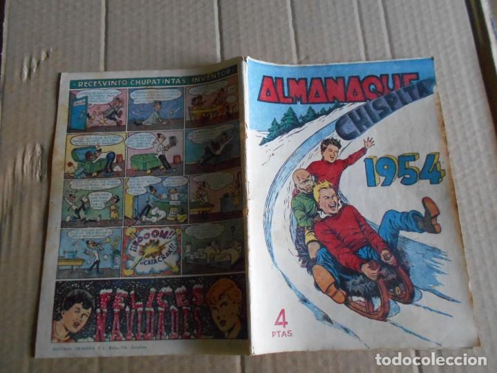 tebeo almanaque chispita 1954