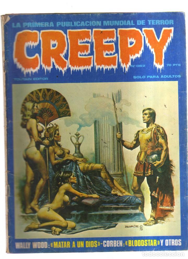 Tebeos: CREEEPY N,DIEZ LA PRIMERA PUBLICACION MUNDIAL DE TERROR