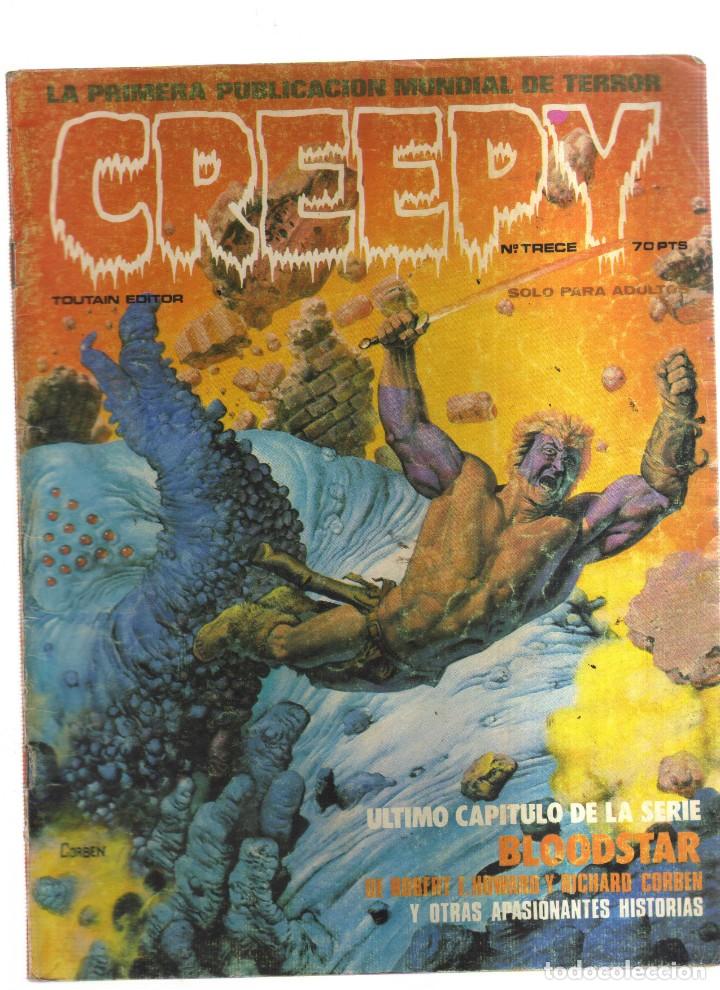 Tebeos: CREEEPY N, TRECE LA PRIMERA PUBLICACION MUNDIAL DE TERROR