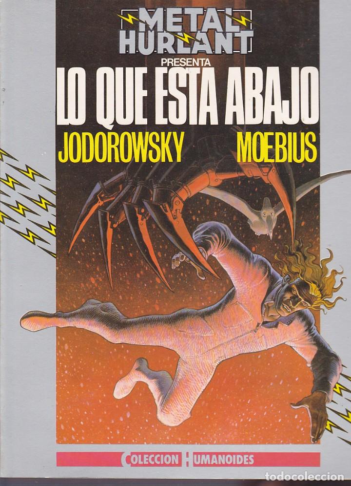 Tebeos: COMIC COLECCION HUMANOIDES LO QUE ESTA ABAJO JODOROWSKY MOEBIUS - Foto 1