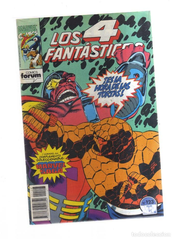 Tebeos: LOS 4 FANTASTICOS N,123 MARVEL COMICS FORUM - Foto 1