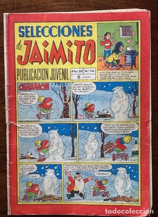 Tebeos: SELECCIONES DE JAIMITO. NUMERO 144 - ENVIO INCLUIDO. - Foto 1