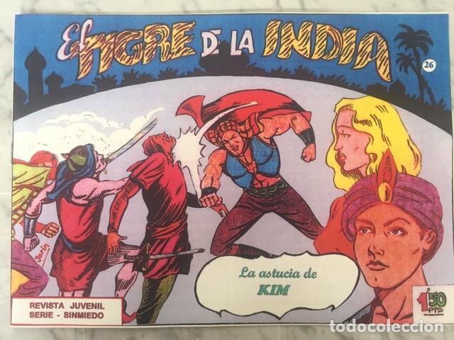 Tebeos: EL TIGRE DE LA INDIA 26 - Ed. Facsimil - Foto 1