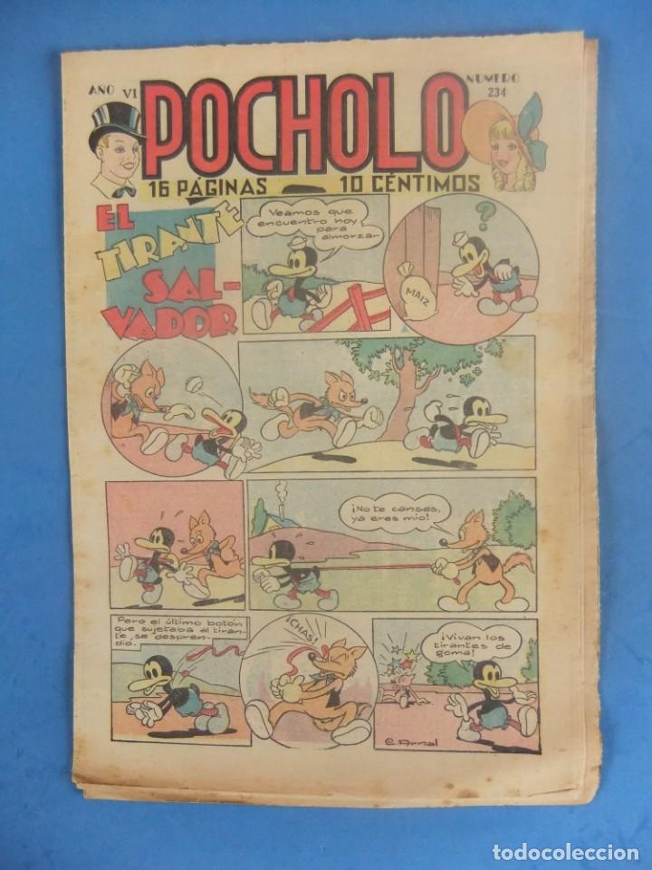 Tebeos: POCHOLO N&ordm; 234 A&Ntilde;O 1936 - Foto 1