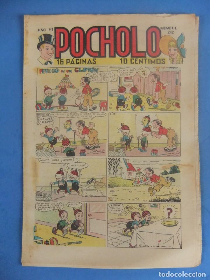 Tebeos: POCHOLO N&ordm; 242 A&Ntilde;O 1936 - Foto 1