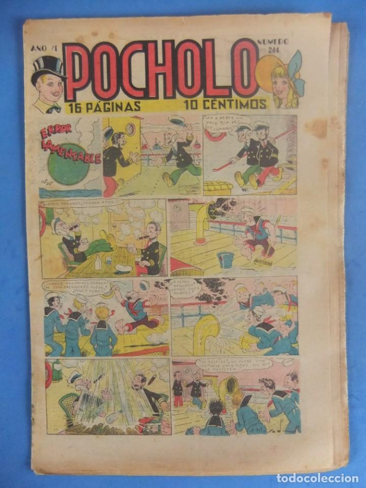 Tebeos: POCHOLO N&ordm; 244 A&Ntilde;O 1936 - Foto 1