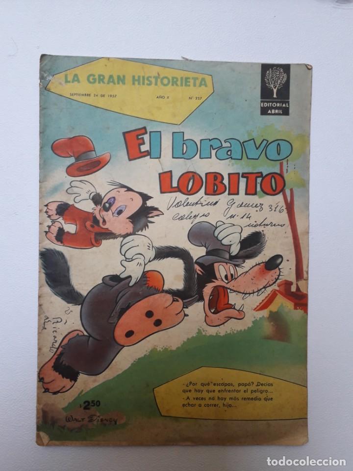Tebeos: La gran historieta n&ordm; 257 - septiembre 1957 - original editorial Abril - Argentina