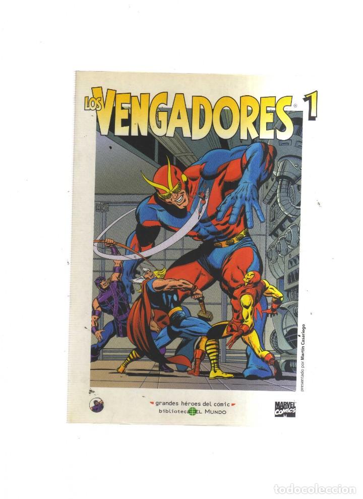 Tebeos: LOS VENGADORES GRANDES HEROES DEL COMIC N,1 - Foto 1