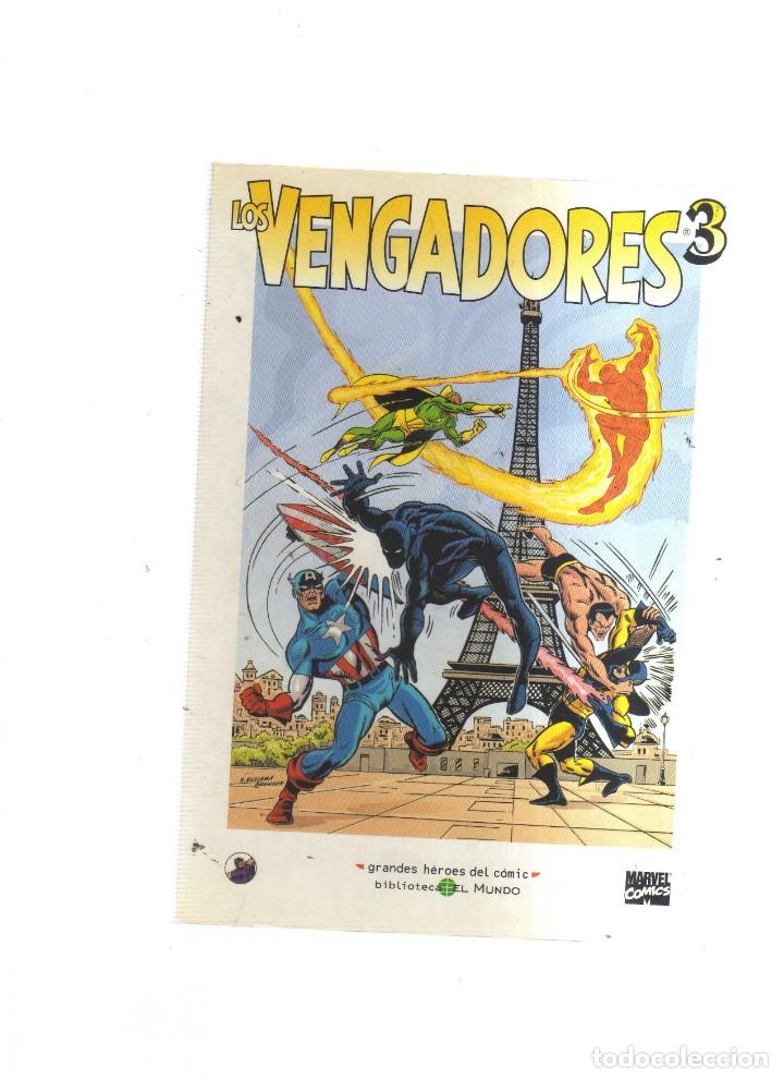 Tebeos: LOS VENGADORES GRANDES HEROES DEL COMIC N,3 - Foto 1