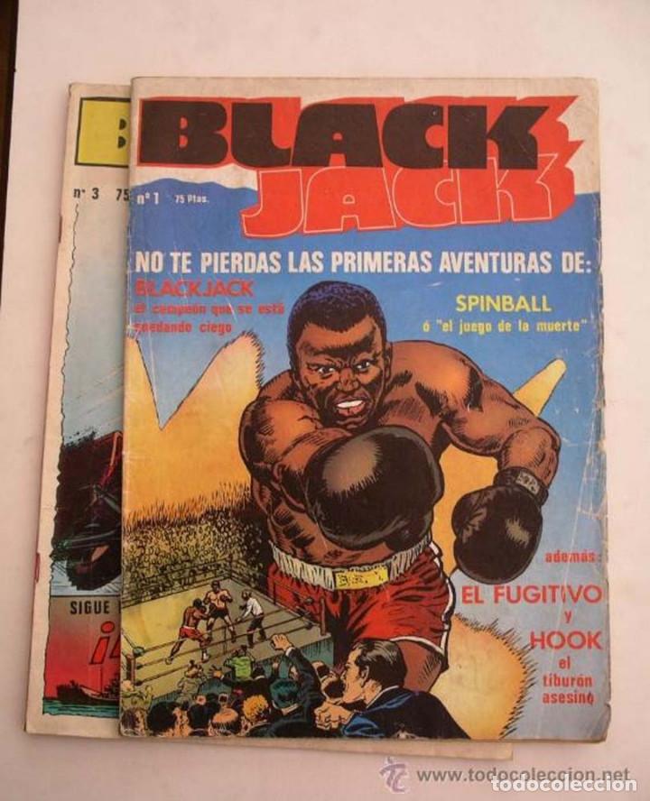 Tebeos: Black Jack n&ordm; 1 y 3 a&ntilde;o 80. Edi Amaika - Foto 1