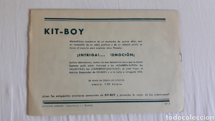 Tebeos: Kit-boy n⁰ 2 - hombres en peligro - ORIGINAL - Foto 2