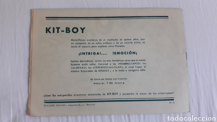 Tebeos: Kit-boy n⁰ 3 - las hordas de Yagor - ORIGINAL - Foto 2