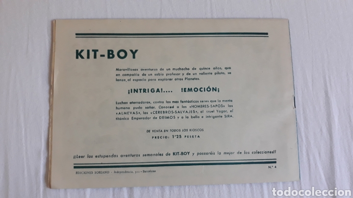 Tebeos: Kit-boy n⁰ 4 - sitiados - ORIGINAL - Foto 2