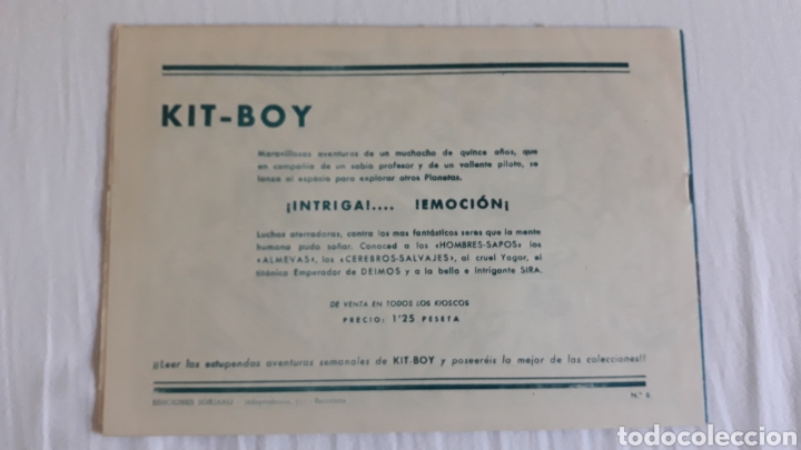 Tebeos: Kit-boy n⁰ 6 - el pozo de la tortura - ORIGINAL - Foto 2