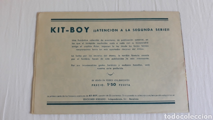 Tebeos: Kit-boy n⁰ 1 - hienas en Alaska - ORIGINAL - Foto 2