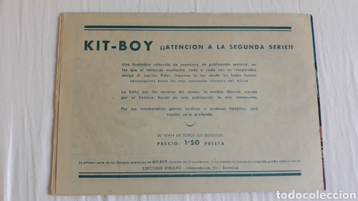 Tebeos: Kit-boy n⁰ 3 - siguiendo la pista - ORIGINAL - Foto 2