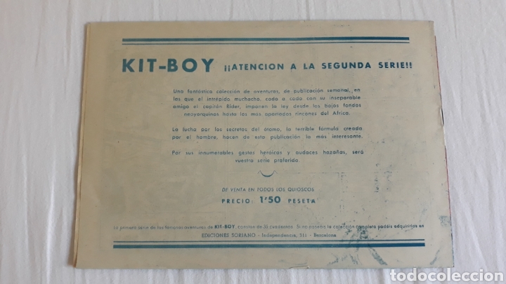 Tebeos: Kit-boy n⁰ 5 - horas de angustia - ORIGINAL - Foto 2