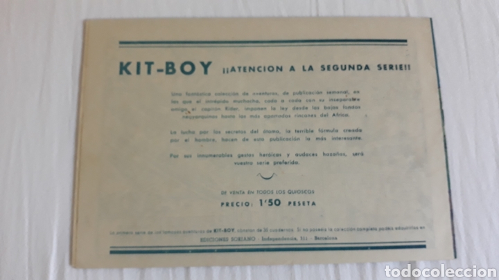 Tebeos: Kit-boy n⁰ 6 - el enigma de shai-peng - ORIGINAL - Foto 2
