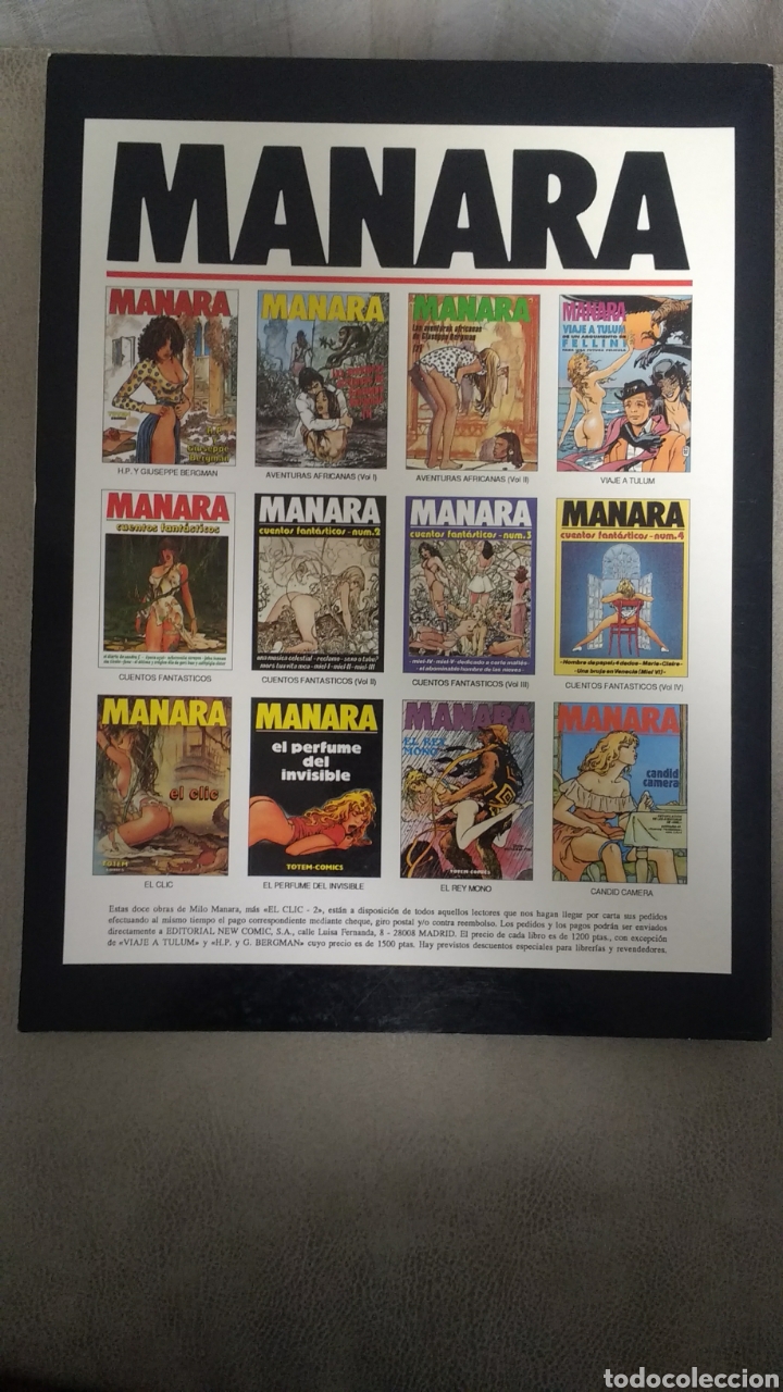 Tebeos: El clic 2 de Milo Manara - Foto 3
