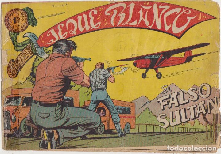 Tebeos: Jeque Blanco n&ordm; 130. Roll&aacute;n 1951 - Foto 1