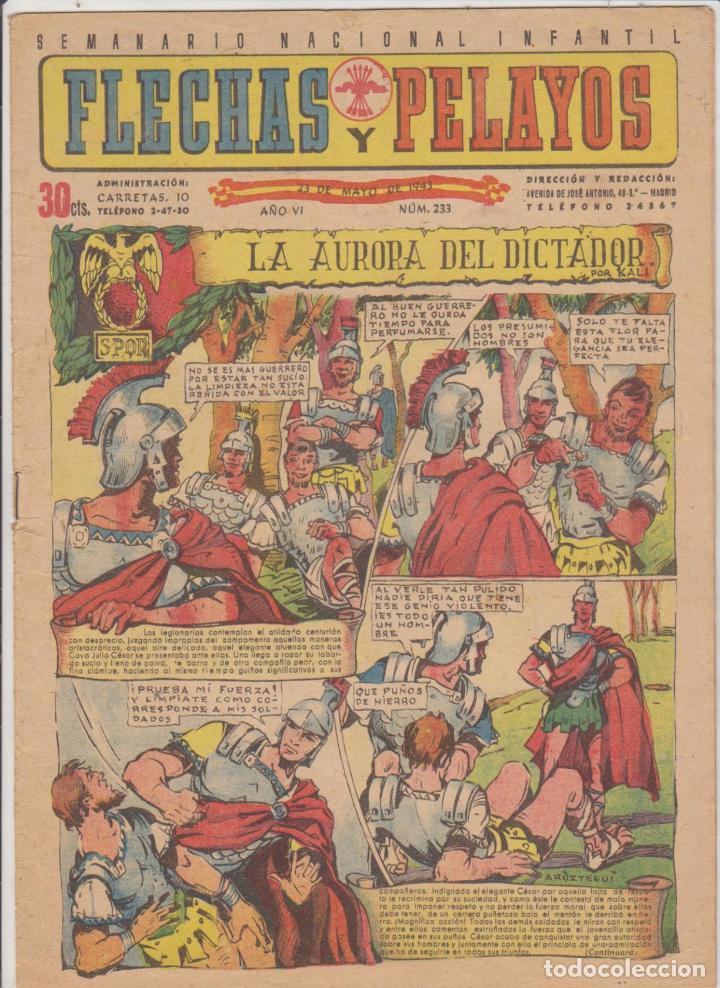 Tebeos: Flechas y Pelayos n&ordm; 233. Mayo de 1943 - Foto 1