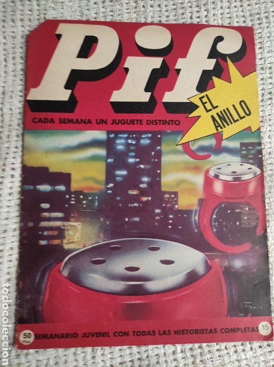Tebeos: SEMANARIO JUVENIL PIF N&ordm; 15