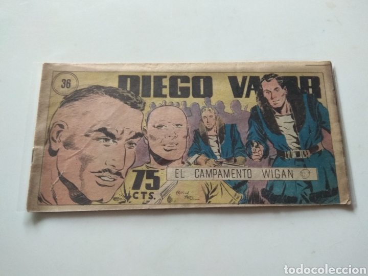 Tebeos: TEBEO DIEGO VALOR N-36, PRIMERA EDICI&Oacute;N - Foto 1