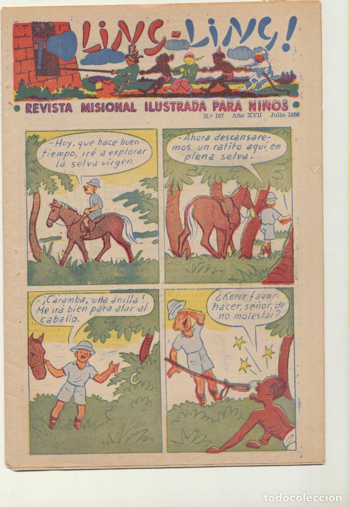 Giornalini: Lin Ling n&ordm; 187. Julio 1960