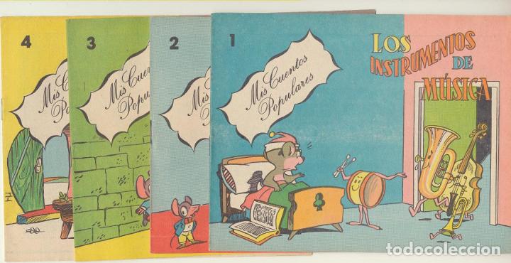 Giornalini: Mis Cuentos Populares n&ordm; 1,2,3 y 4. Valenciana. Dibujos de Liceras