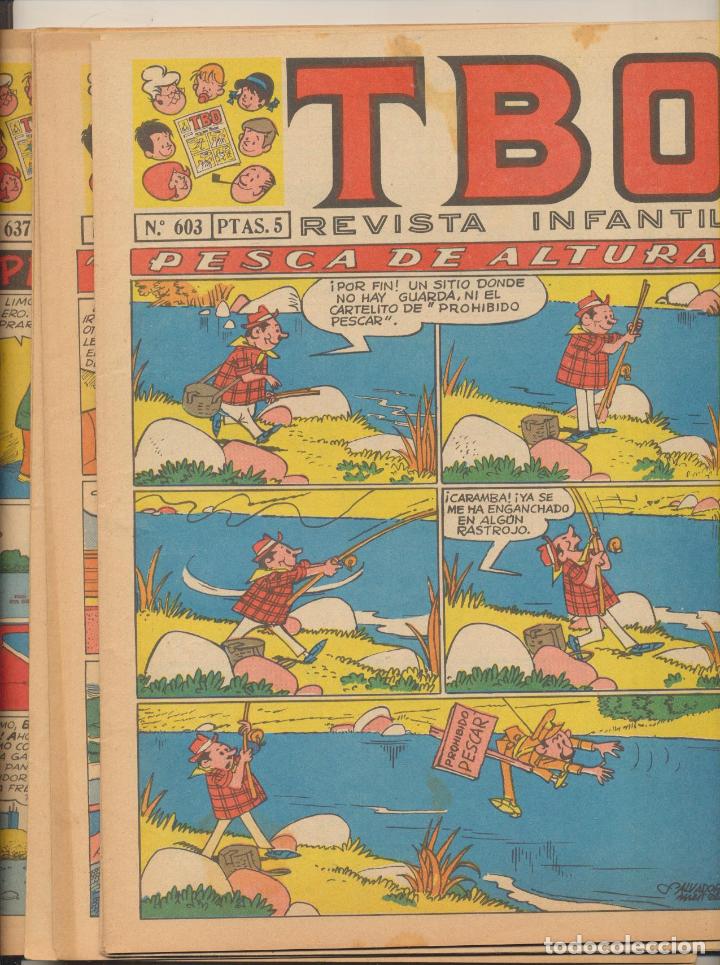 BDs: TBO. Buigas. Lote de 7 Ejemplares: 603,620,623,628,630,637,646