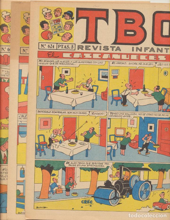 BDs: TBO. Buigas. Lote de 3 ejemplares: 624,630 y 662