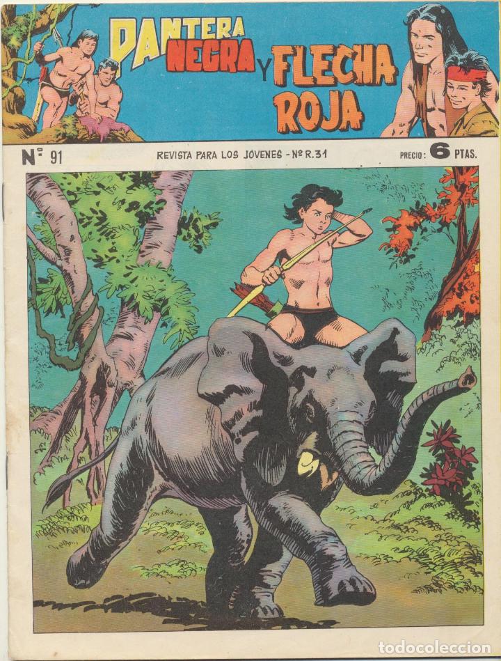 Tebeos: Pantera Negra y Flecha Roja n&ordm; 91. Maga - Foto 1