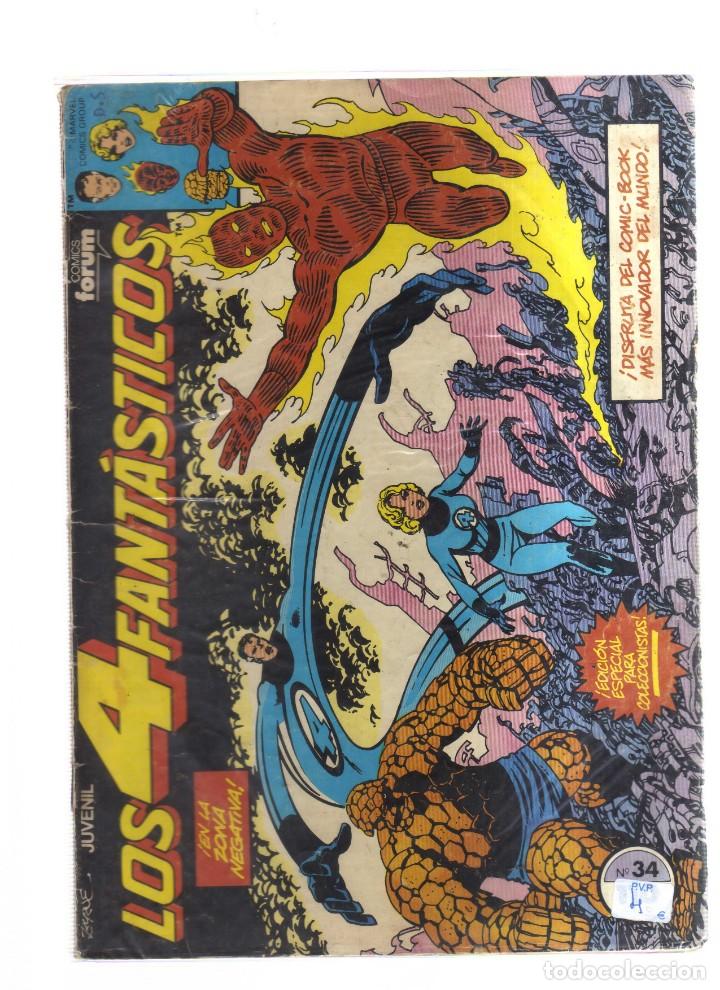 Tebeos: LOS 4 FANTASTICOS FORUM N,34 - Foto 1