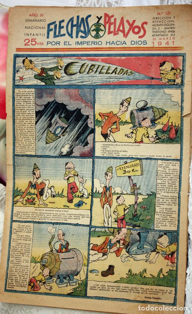 Tebeos: FLECHAS Y PELAYOS NUM 121 - ORIGINAL - Foto 1