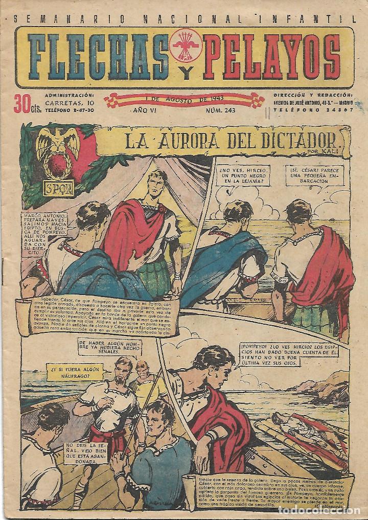 Tebeos: FLECHAS Y PELAYOS NUM 243 - ORIGINAL - Foto 1