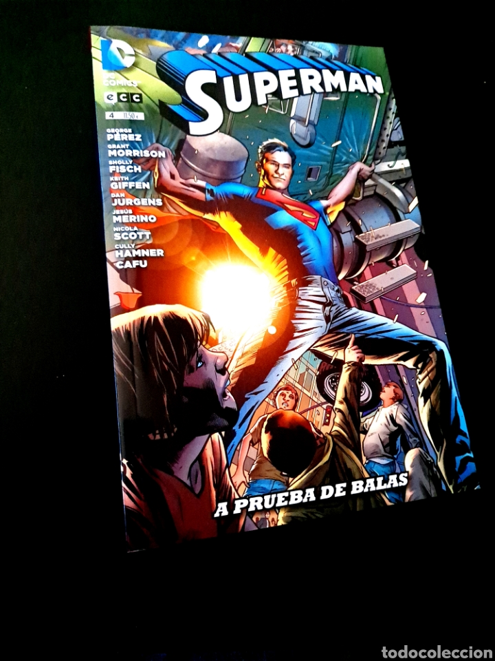 Tebeos: DE KIOSCO SUPERMAN 4 A PRUEBA DE BALAS DC ECC - Foto 1