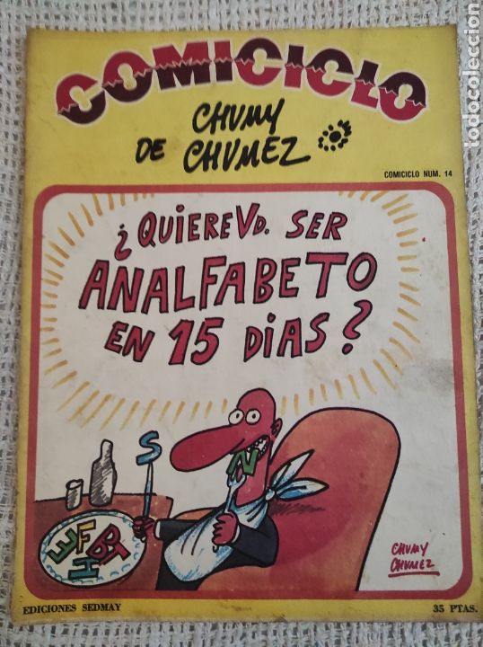Tebeos: COMICICLO N&ordm; 14 DE CHUMY CHUMEZ -ED. SEDMAY - Foto 1