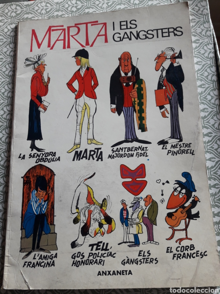 Tebeos: C&oacute;mic de Marta I Els Gangsters en catal&aacute;n de 1967
