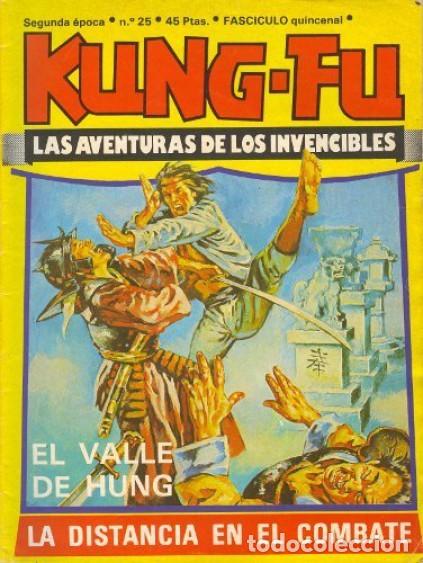 Tebeos: KUNG-FU- AMAIKA- N&ordm; 25 -EL VALLE DE HUNG-JOS&Eacute; ORTIZ-BERMEJO-AMADOR-1977-BUENO-DIF&Iacute;CIL-LEA-4789