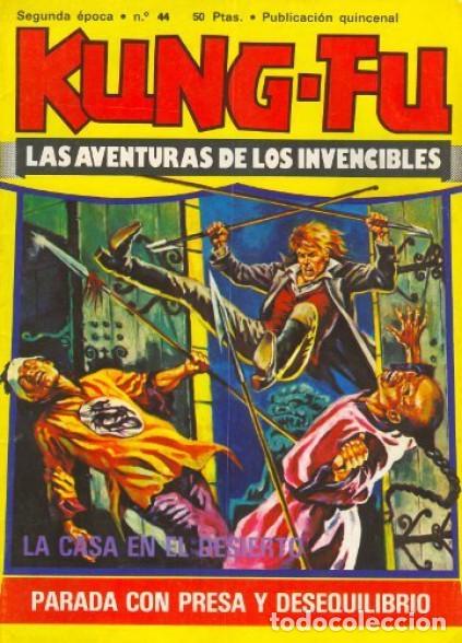 Tebeos: KUNG-FU- AMAIKA- N&ordm; 44 -LA CASA EN EL DESIERTO-JORDI BERNET-J.GUAL-AMADOR-1977-BUENO-DIF&Iacute;CIL-4795