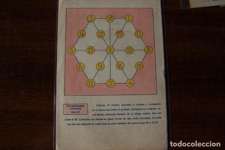 Tebeos: TITIRIMUNDI N&ordm; 27 DEL 16 MAYO 1925 - Foto 2